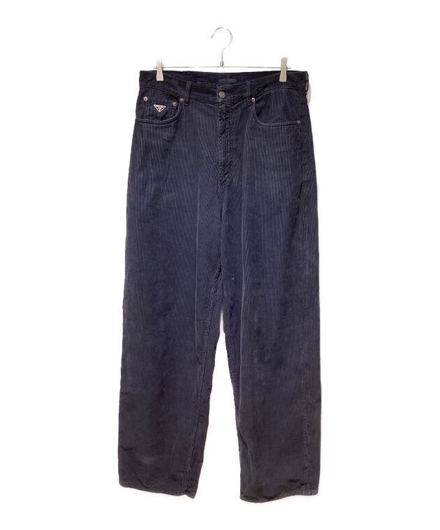 PRADA 24AW Corduroy baggy jeans