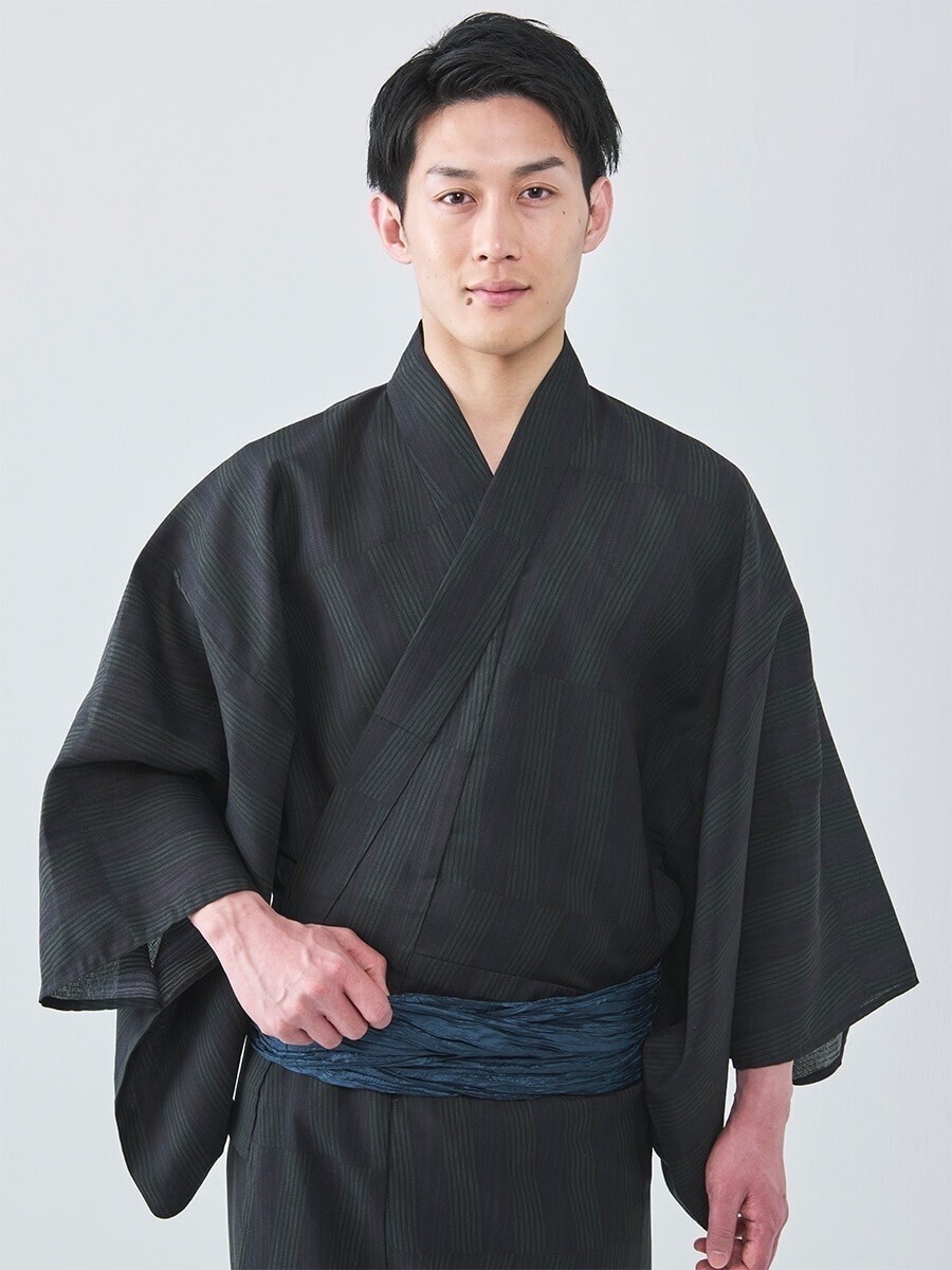 三松 メンズ浴衣 杉綾