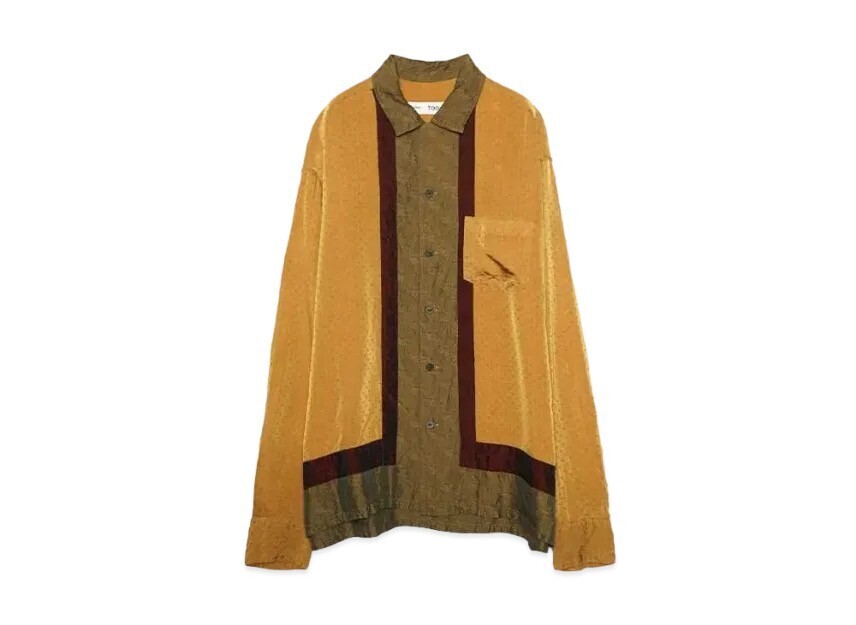 TOGA VIRILIS Cupra panel shirt "ORANGE"