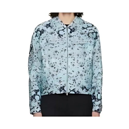 Andersson Bell Fabrian Flower Zip-Up Jacket awa587m (SKY BLUE)