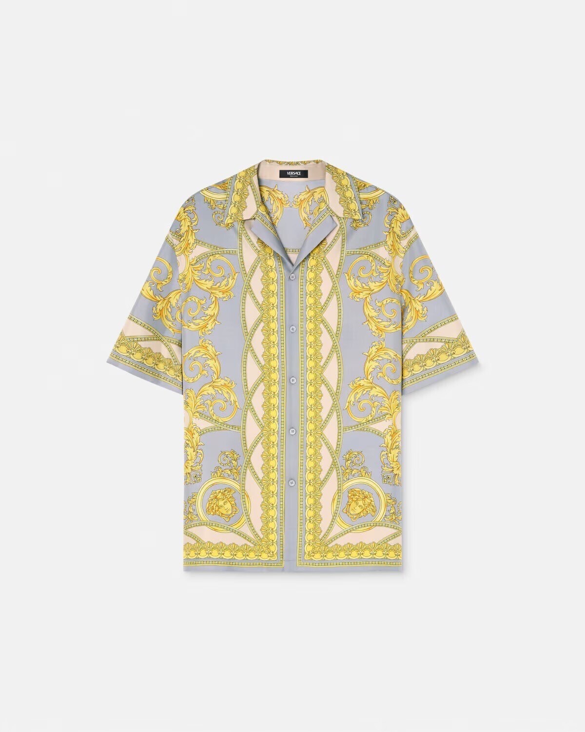Versace ラ クープ デ デュー シルク シャツ
