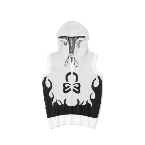 MARK & LONA Duel Hooded Knit Mesh Vest
