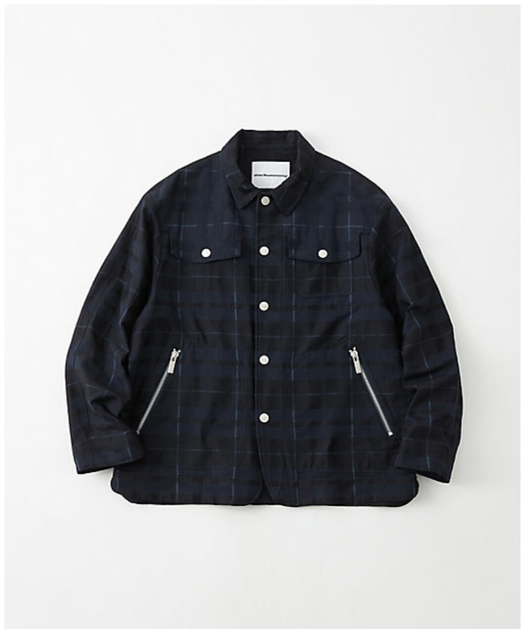 White Mountaineering ブルゾン BIG CHECK WORK JACKET