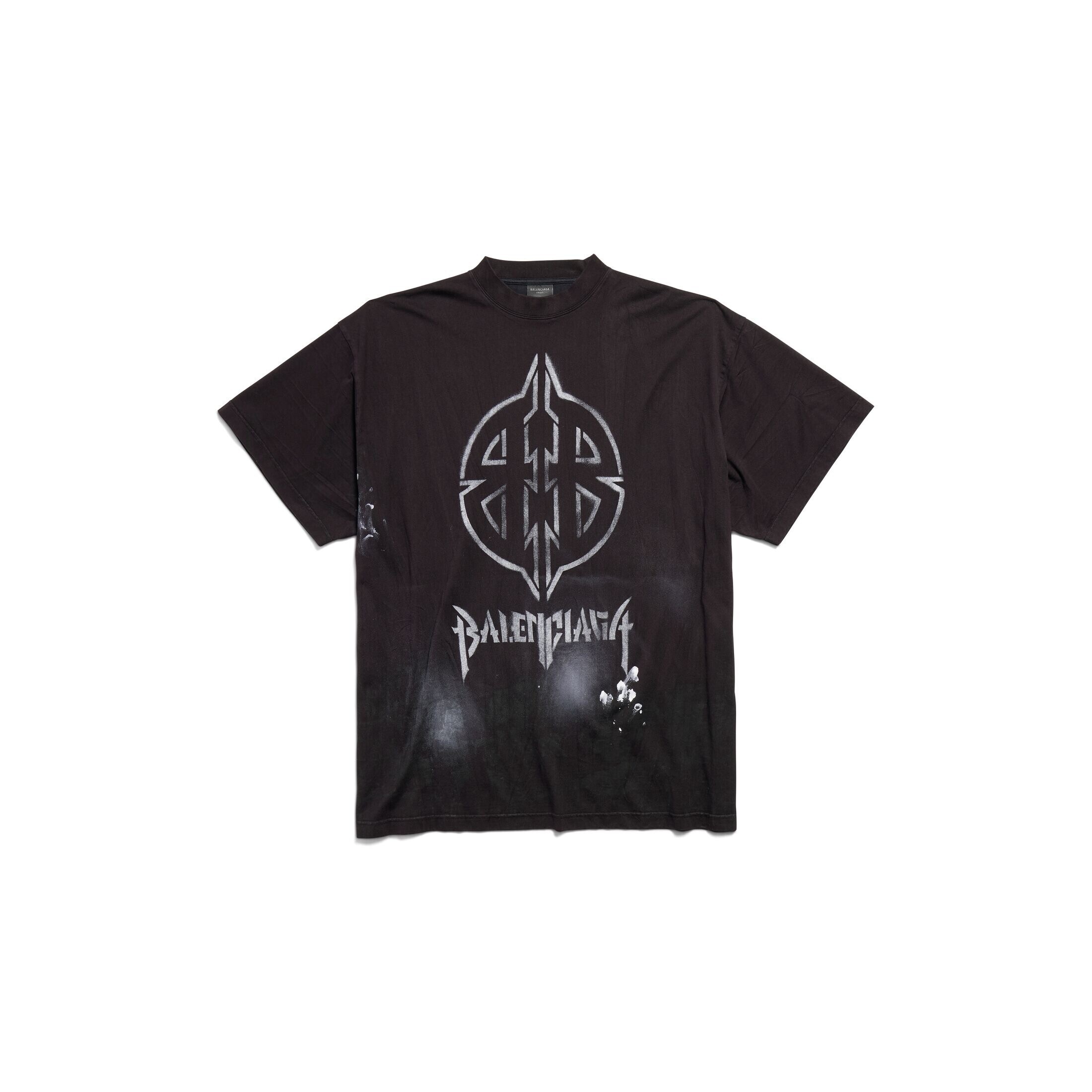 Balenciaga Metal Bb Stencil Tシャツ