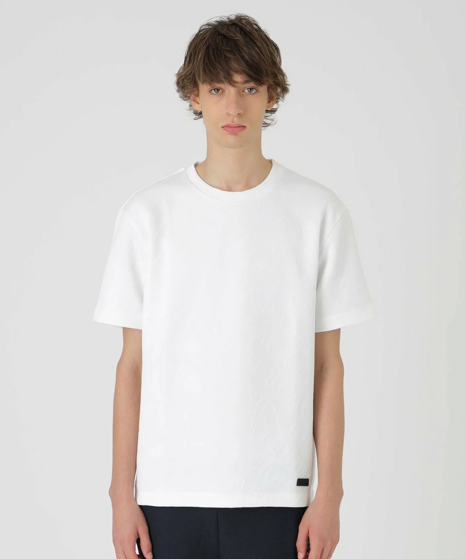 BLACK LABEL CRESTBRIDGE 【BLACK lab.】ブリスターロゴジャカードTシャツ
