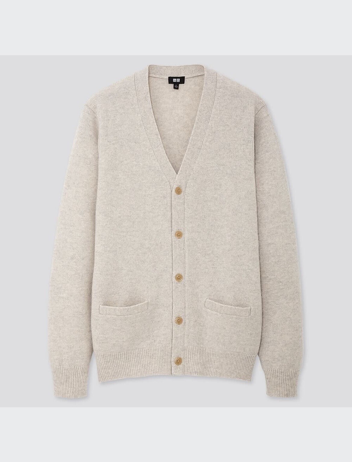 UNIQLO プレミアムラムVネックカーディガン