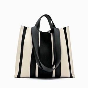 ZARA FABRIC TOTEBAG
