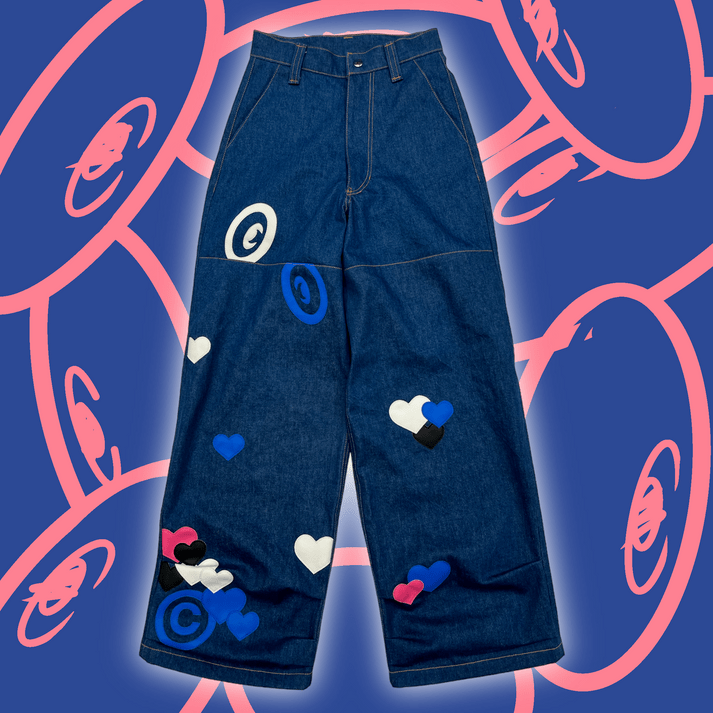 COIN PARKING DELIVERY CPD LOVE Patch Pants #14