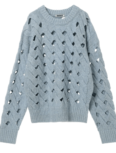 NKNIT holed cable KNIT