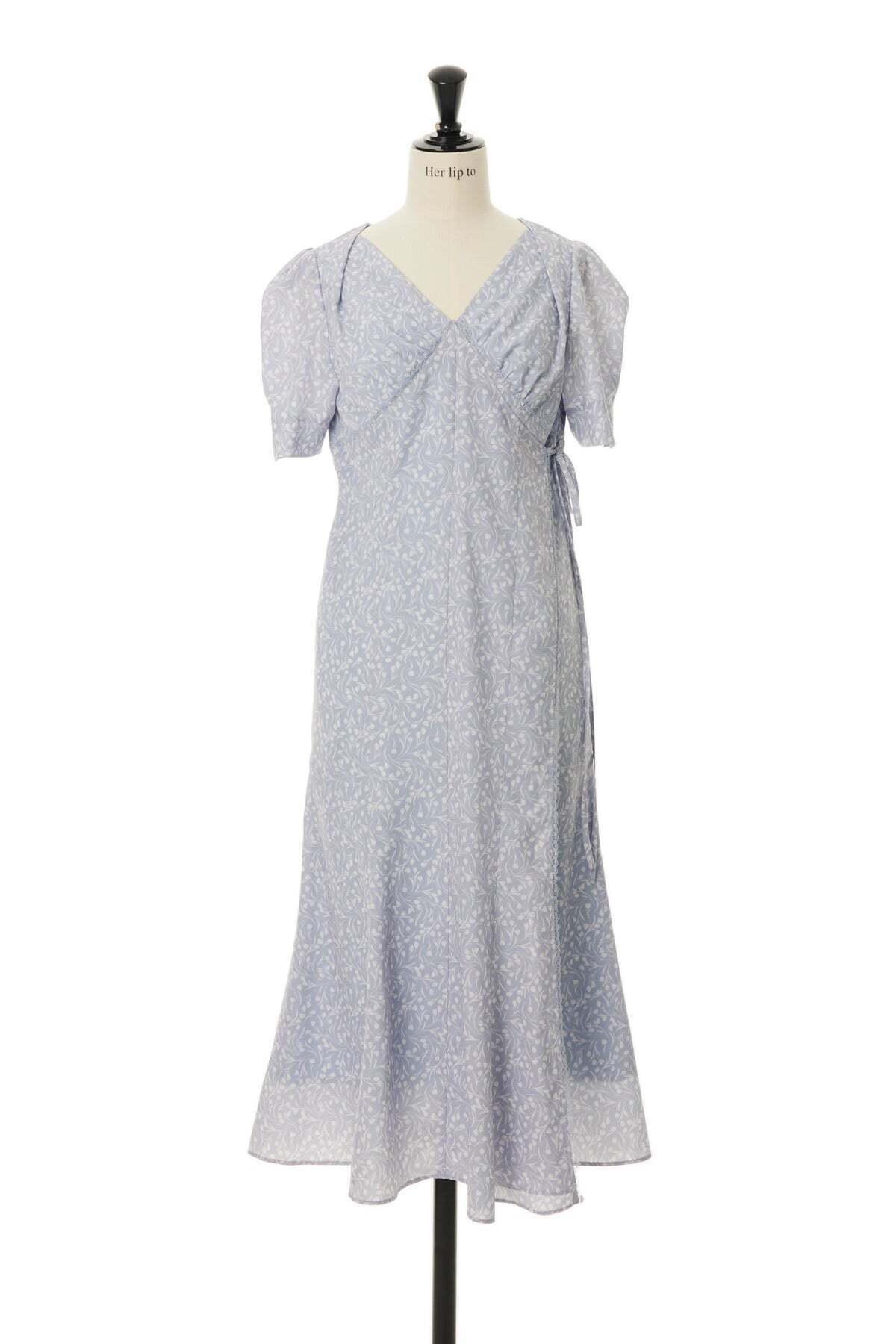 Her lip to Palermo Wrap-Effect Dress