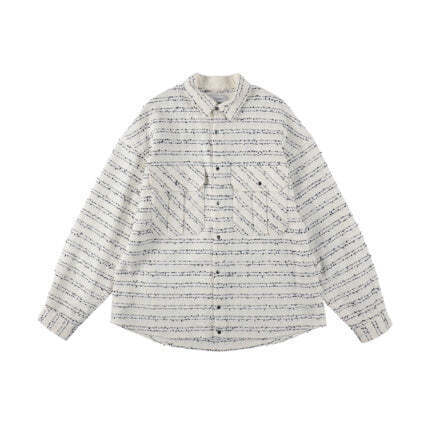 THE JEAN PIERRE Dove Tweed Shirts