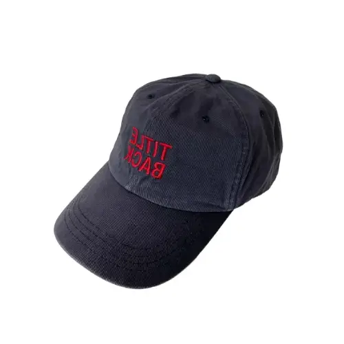 StandAloné ”TITLE BACK” BALL CAP