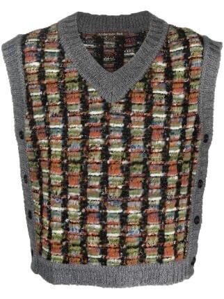 Andersson Bell V-neck knitted vest