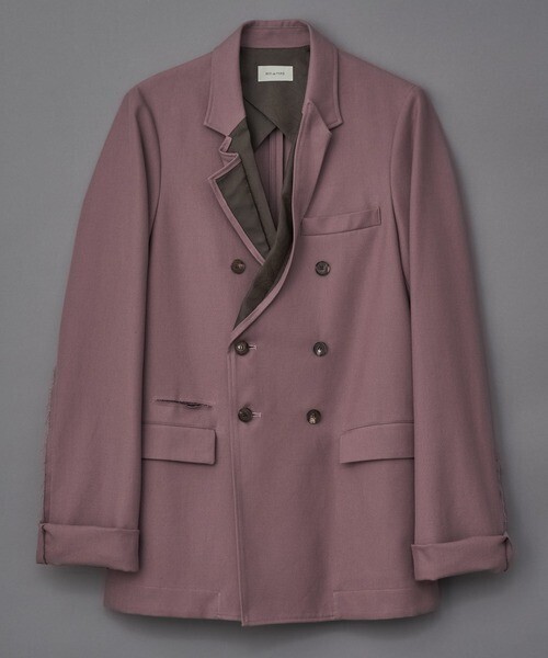 BED J.W. FORD Distortion lapel double-jacket