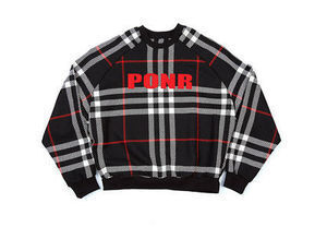 AJO AJOBYAJO PONR Wool Check Sweatshirt