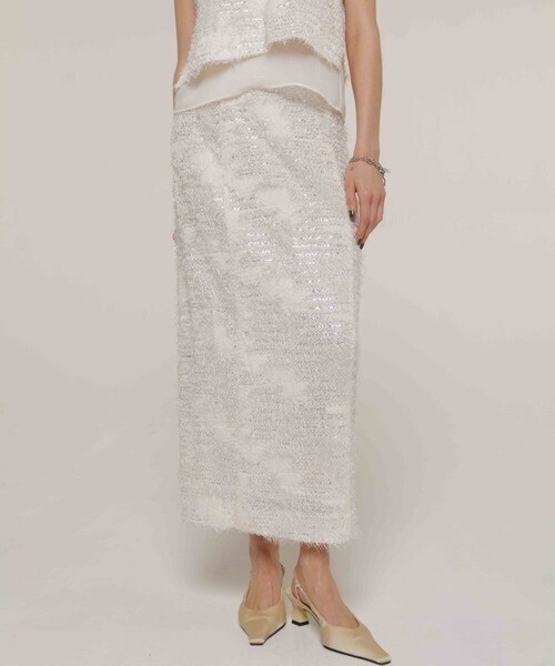 JOSE MOON TIGHT JACQUARD SKIRT/タイトジャガードスカート