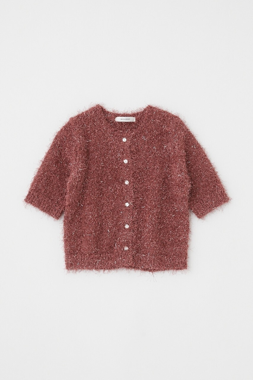 MOUSSY SHAGGY GLITTER KNIT カーディガン
