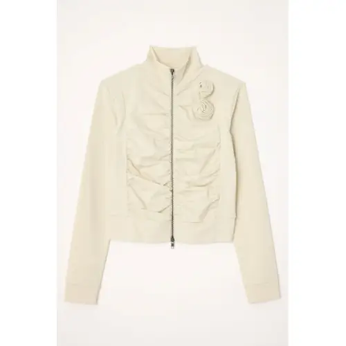 LAGUA GEM FRONT ZIP GATHER トップス