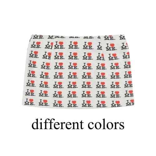Ashley Williams GREY I HEART ME MINI SKIRT