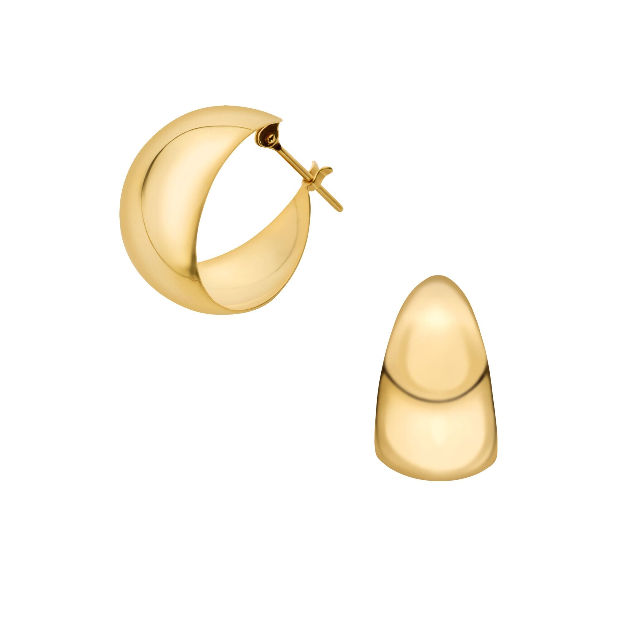 Vendome Aoyama ゴールド フープ ピアス