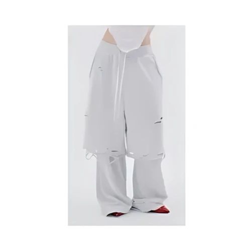 neith. Layered Crush Sweat Pants