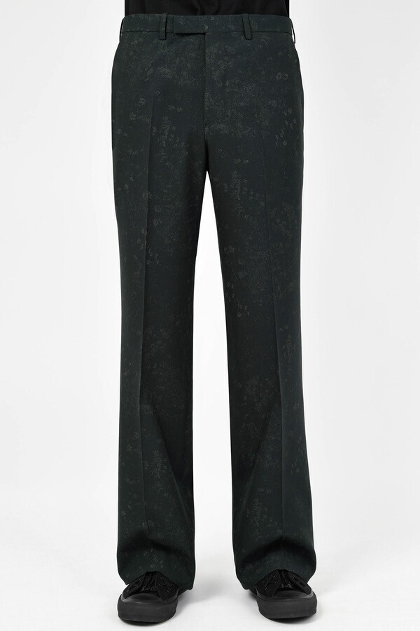 LAD MUSICIAN SMALL FLOWER SLIM FLARE SLACKS