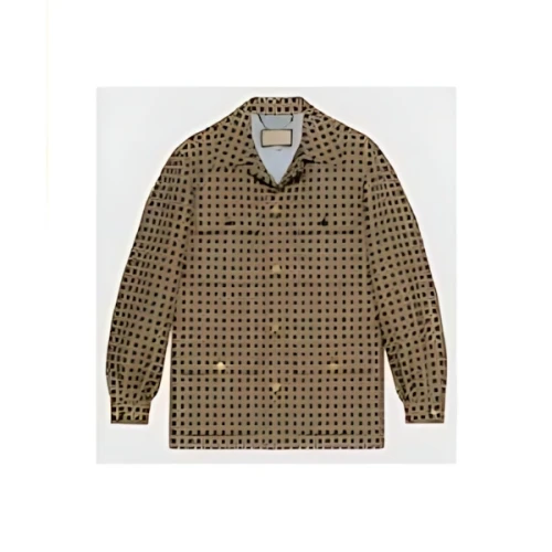 GUCCI スクエアG チェック ファブリック ジャケット