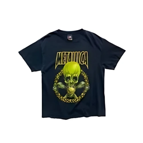 NIRVANA 00's METALLICA "NO LEAF CLOVER" T-SHIRT