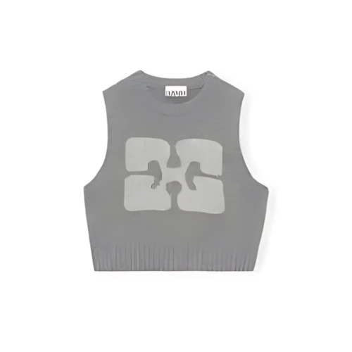 GANNI cotton vest