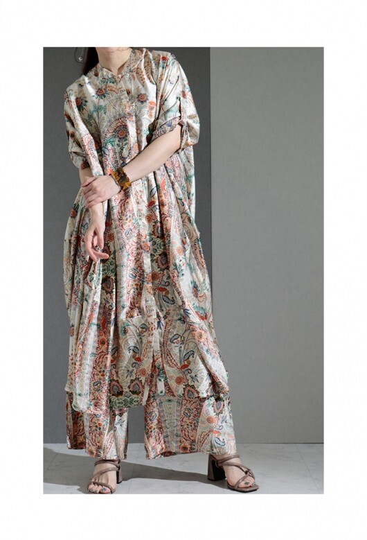 Sawa a la mode バルーンシルエットのエスニックセットアップ