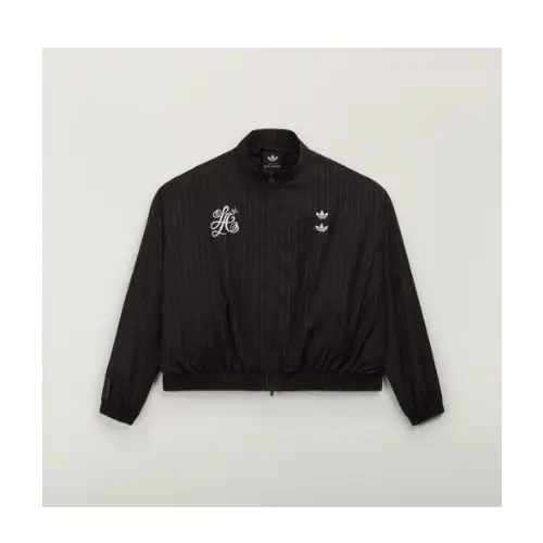 adidas ピンストライプ トラックジャケット