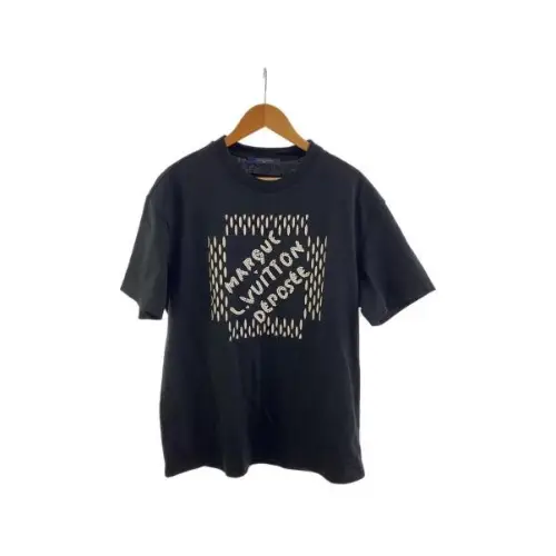 LOUIS VUITTON Embroidered Signature Cotton T-Shirt