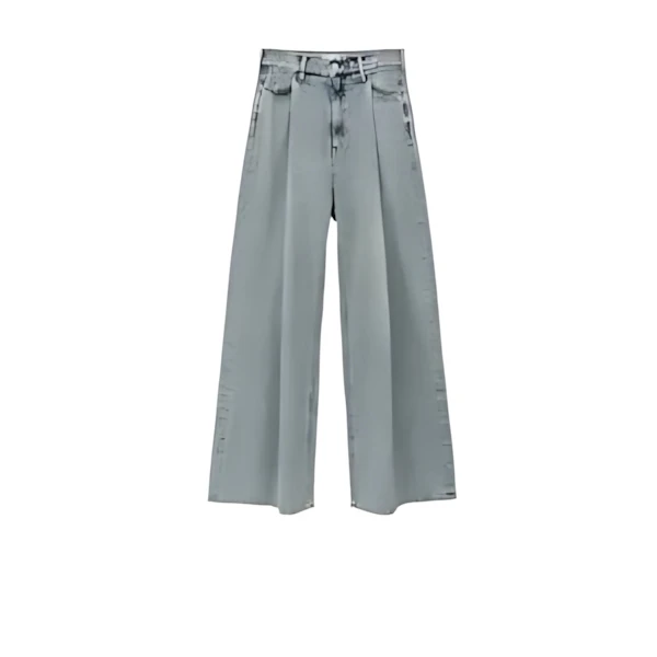 Suzu Hirose × CLANE TUCK WIDE DENIM PANTS