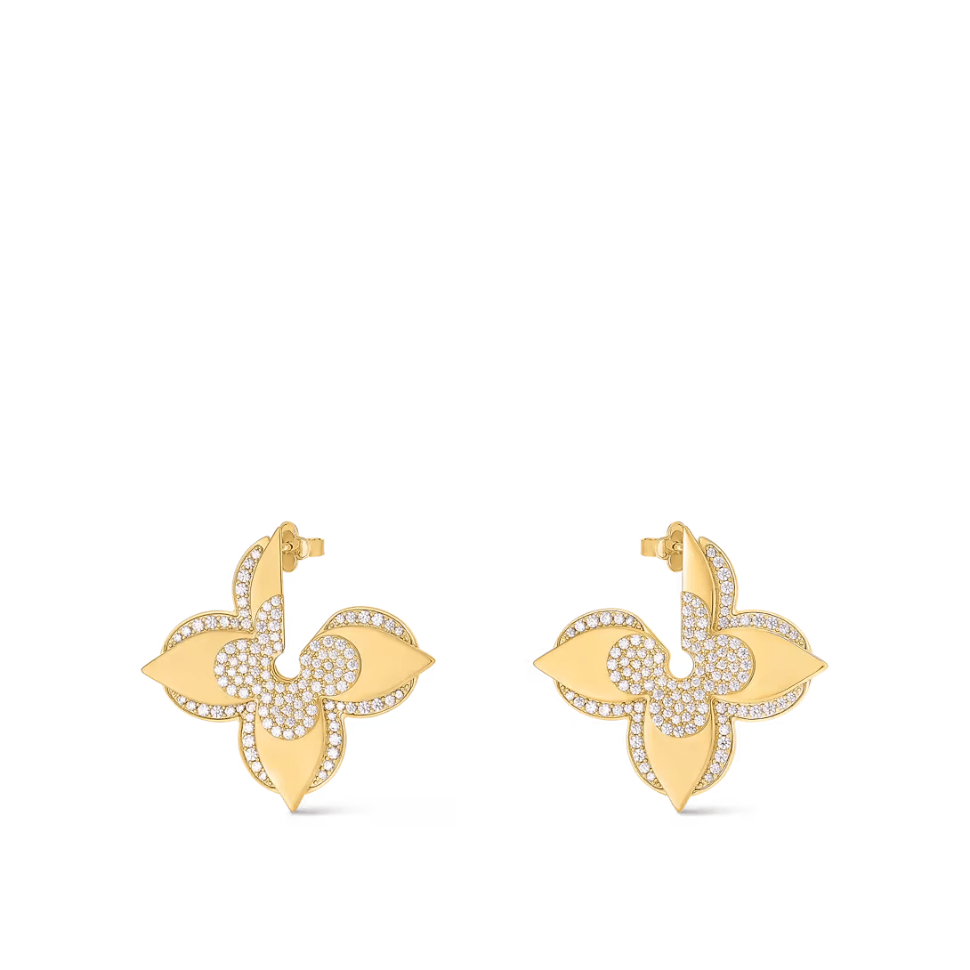 LOUIS VUITTON LV Medaillon Earrings