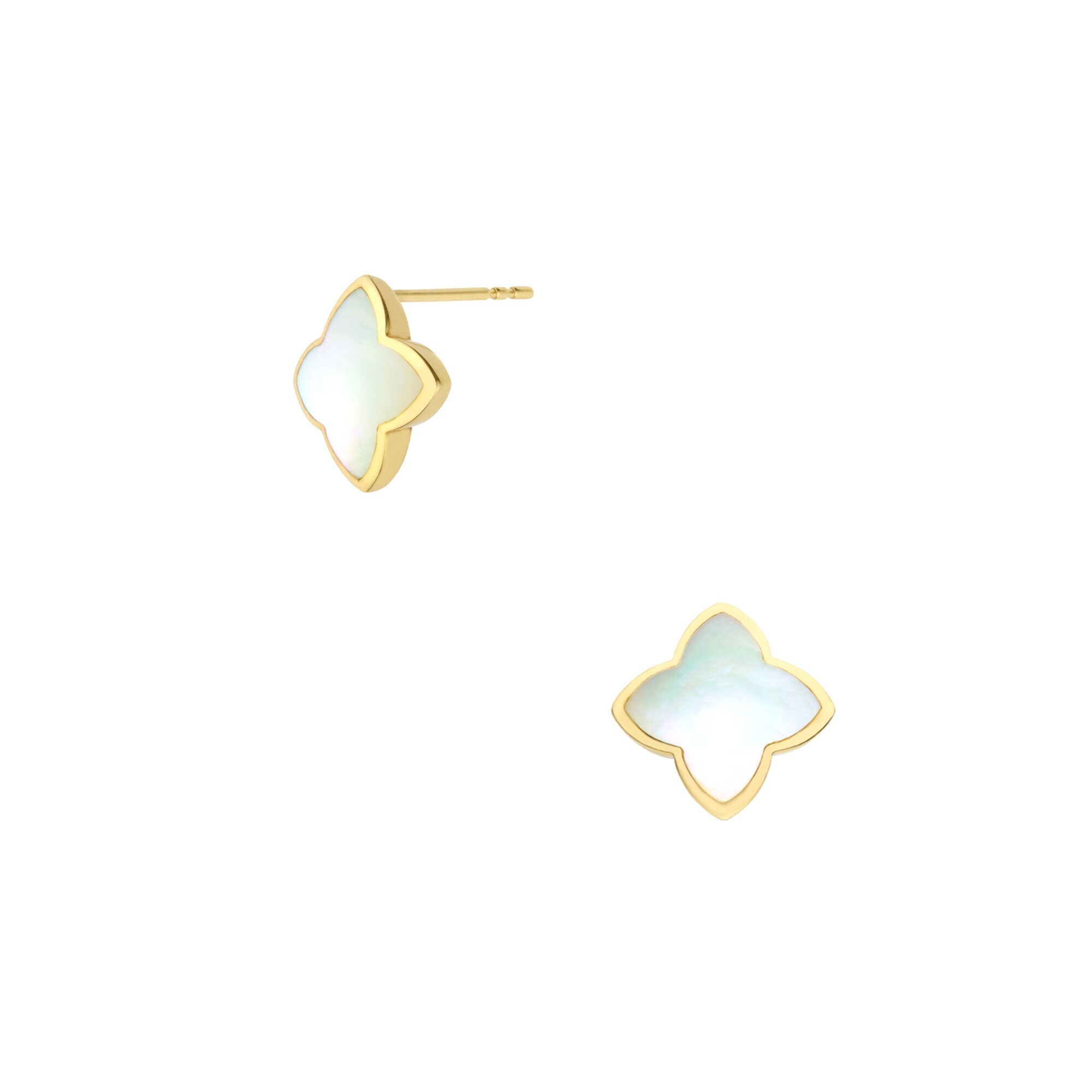 Vendome Aoyama ホワイトシェル ピアス
