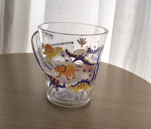 DAISO PSマグカップ（200ml、恐竜）