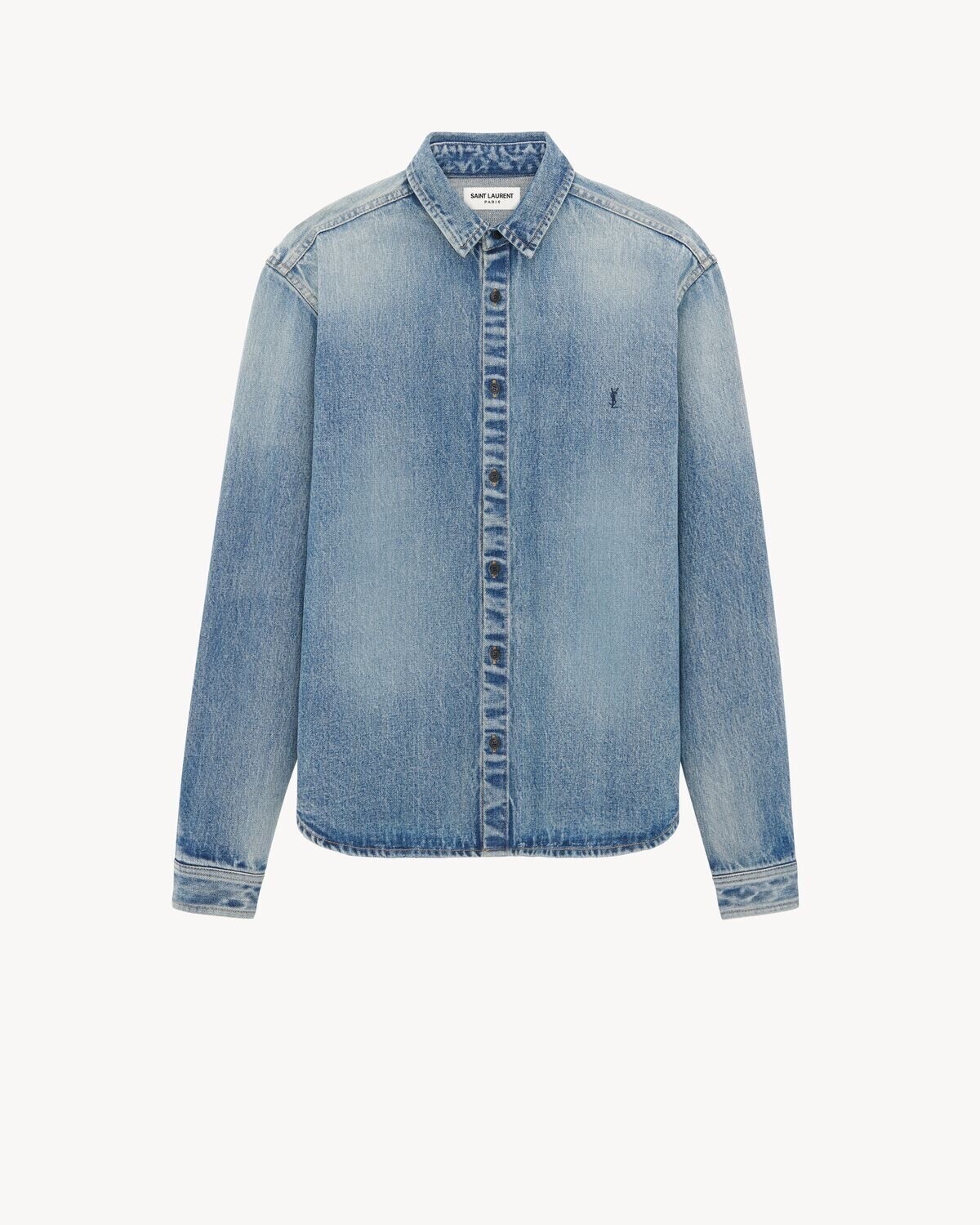 SAINT LAURENT カサンドラ シャツ（トルヴィルビーチブルーデニム）