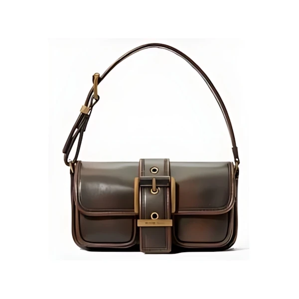 MICHAEL KORS COLBY バーニッシュ レザー ショルダー エクストラスモール