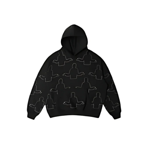 DONCARE ALLOVER DC LOGO HOODIE