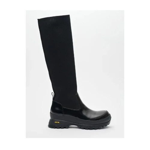 ALM. DEIRDRE LEATHER BOOTS