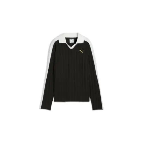 PUMA T7 リラックスド 長袖 ポロシャツ
