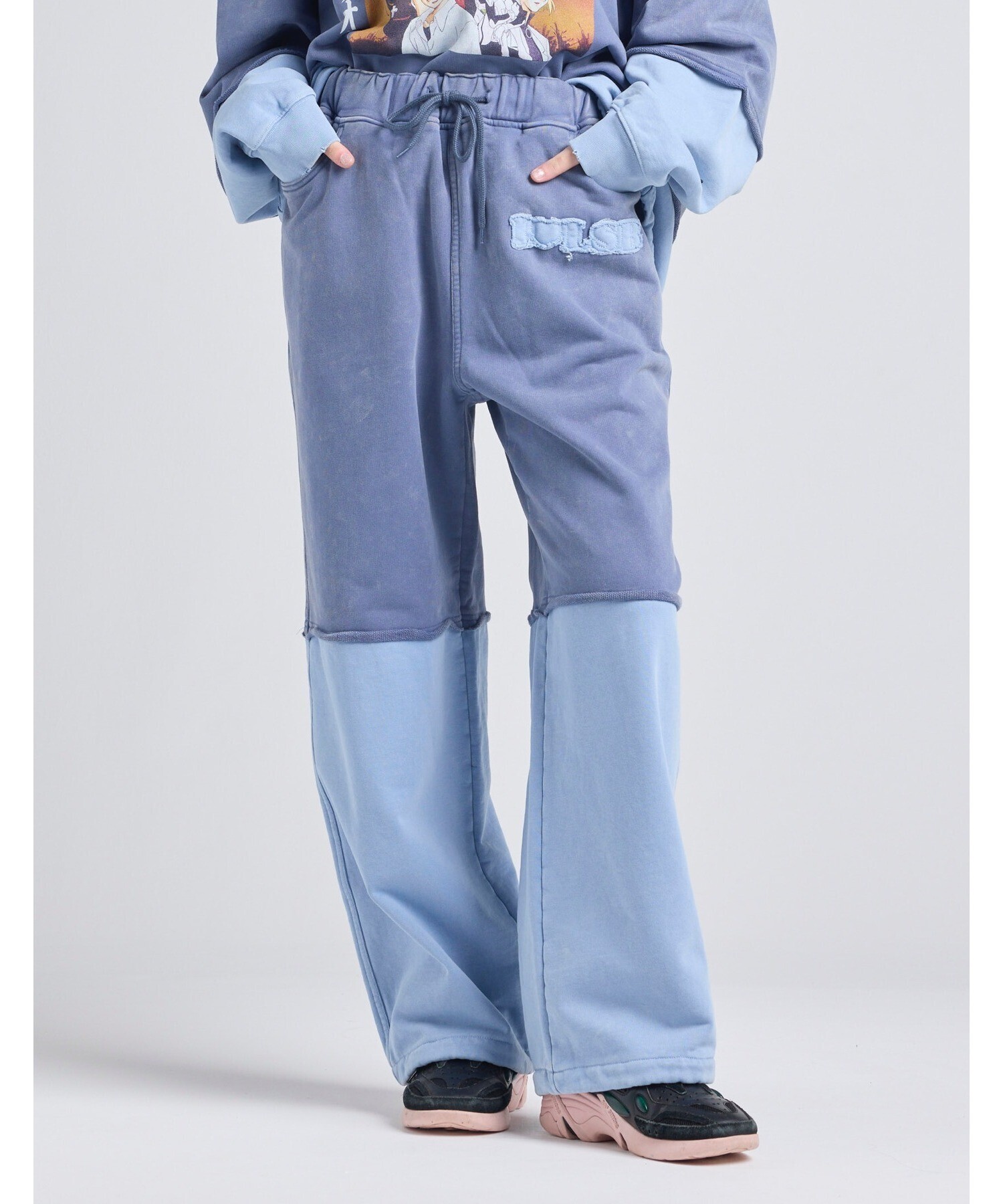 Little sunny bite fake layered pants