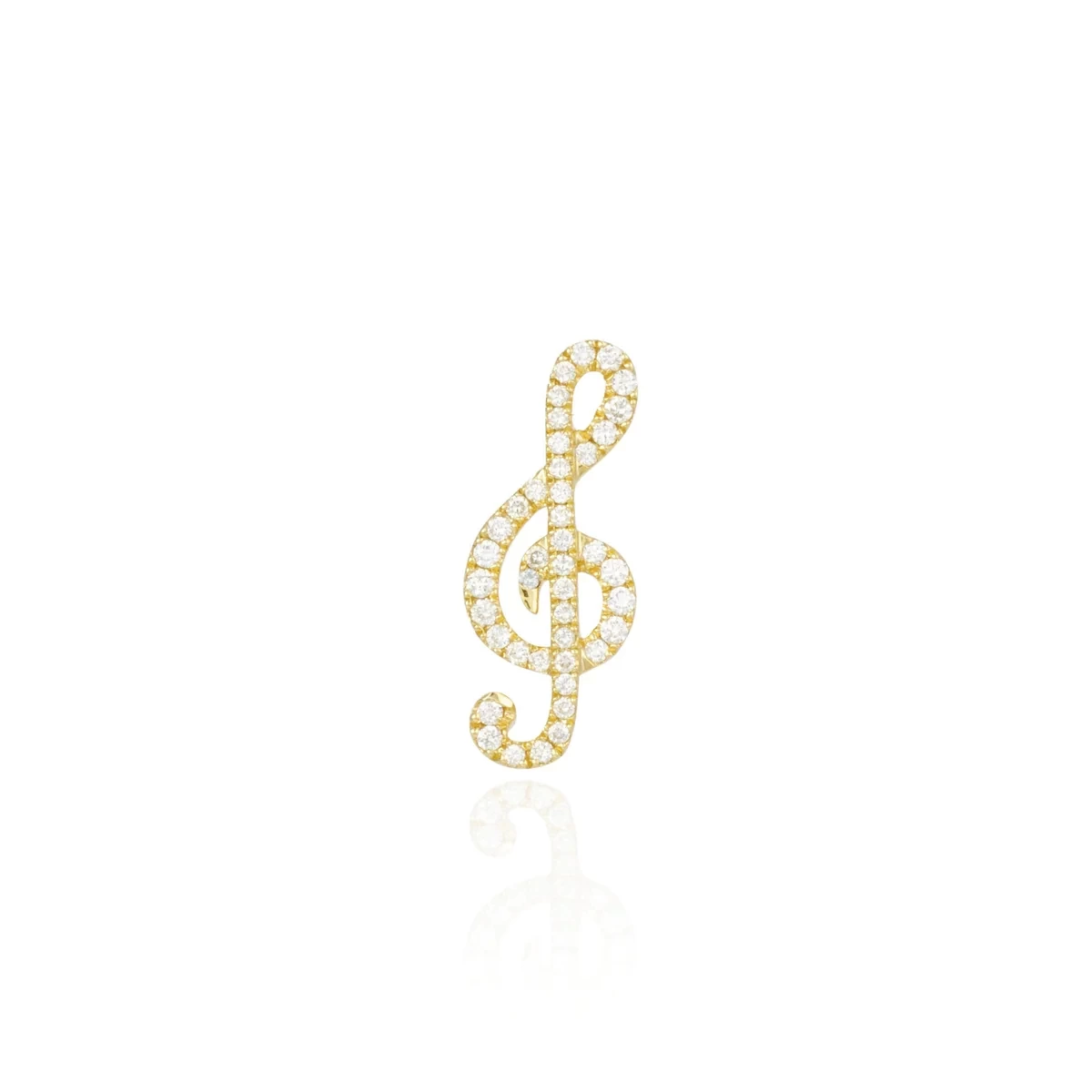 Bijou de M Treble Clef Earring