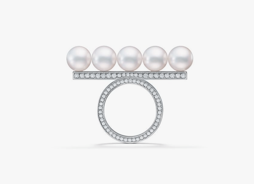 TASAKI バランス シグネチャー ダイヤモンド パヴェ リング