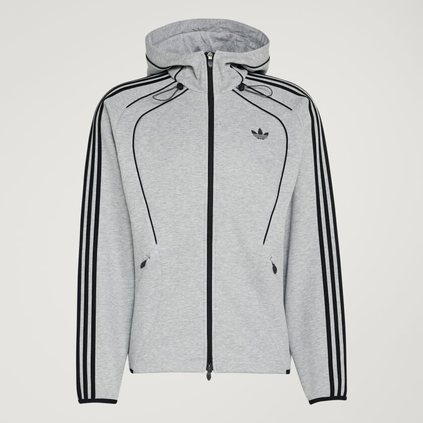 adidas スペーサー チームガイスト 26 カットライン フルジップ パーカー