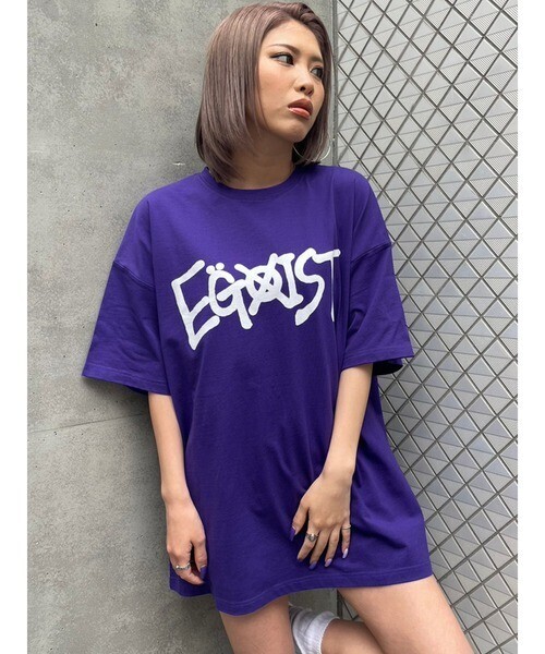 EGOIST スプレープリントユニセックスTシャツ