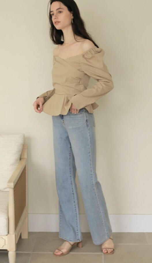 ACYM Style up flare デニム