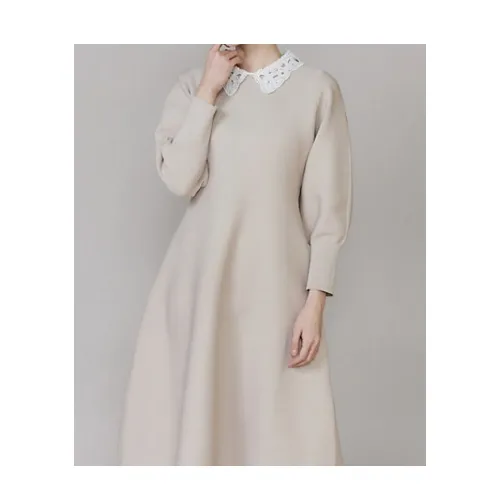 Maglie le cassetto 《M Maglie le cassetto》衿レースニットワンピース