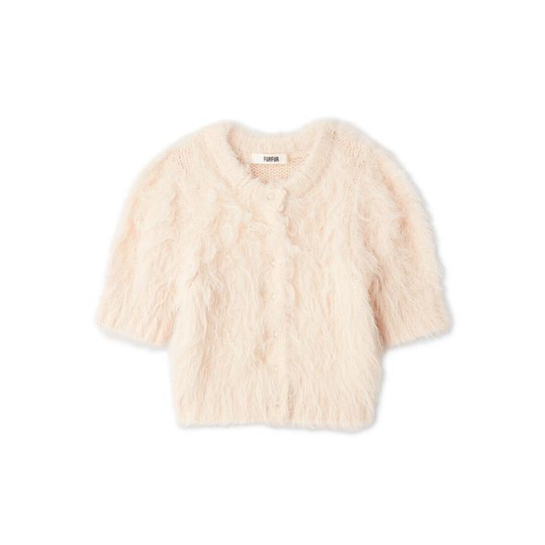 FURFUR ファーライク半袖カーディガン