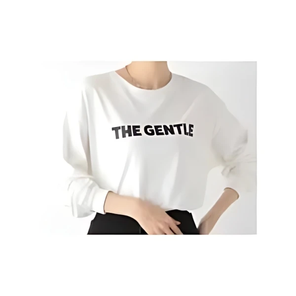 GLOBAL WORK ヘビロッTEEプリントロングスリーブ